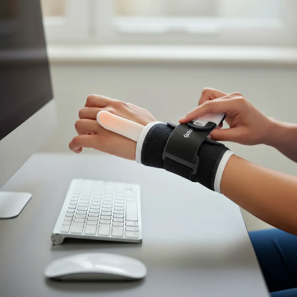 patient 20using 20wrist 20splint patient 20using 20wrist 20splint